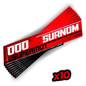 Pack de 10 Stickers Personnalisés