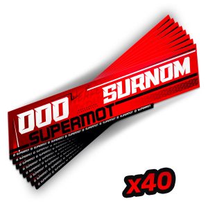 Pack de 40 Stickers Personnalisés