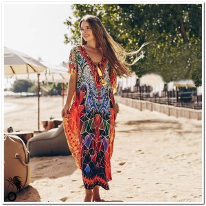 Robe de plage Boho Carole