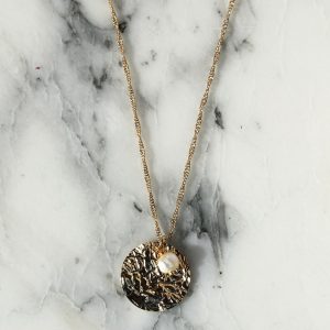 Collier Timo grand format – Plaqué or