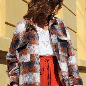 Veste sur-chemise Romane – Camel