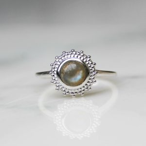 Bague Halo – Argent 925