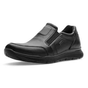 Mocassin homme Élastiqué côtés Membrane GORE TEX Imperméable Doublure chaude ARA Benjo Coloris noir
