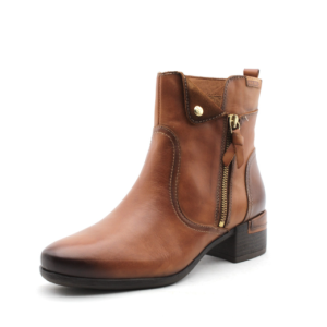 Bottine cuir femme Talon fantaisie Fermeture éclair PIKOLINOS MALAGA coloris marron (brandy)