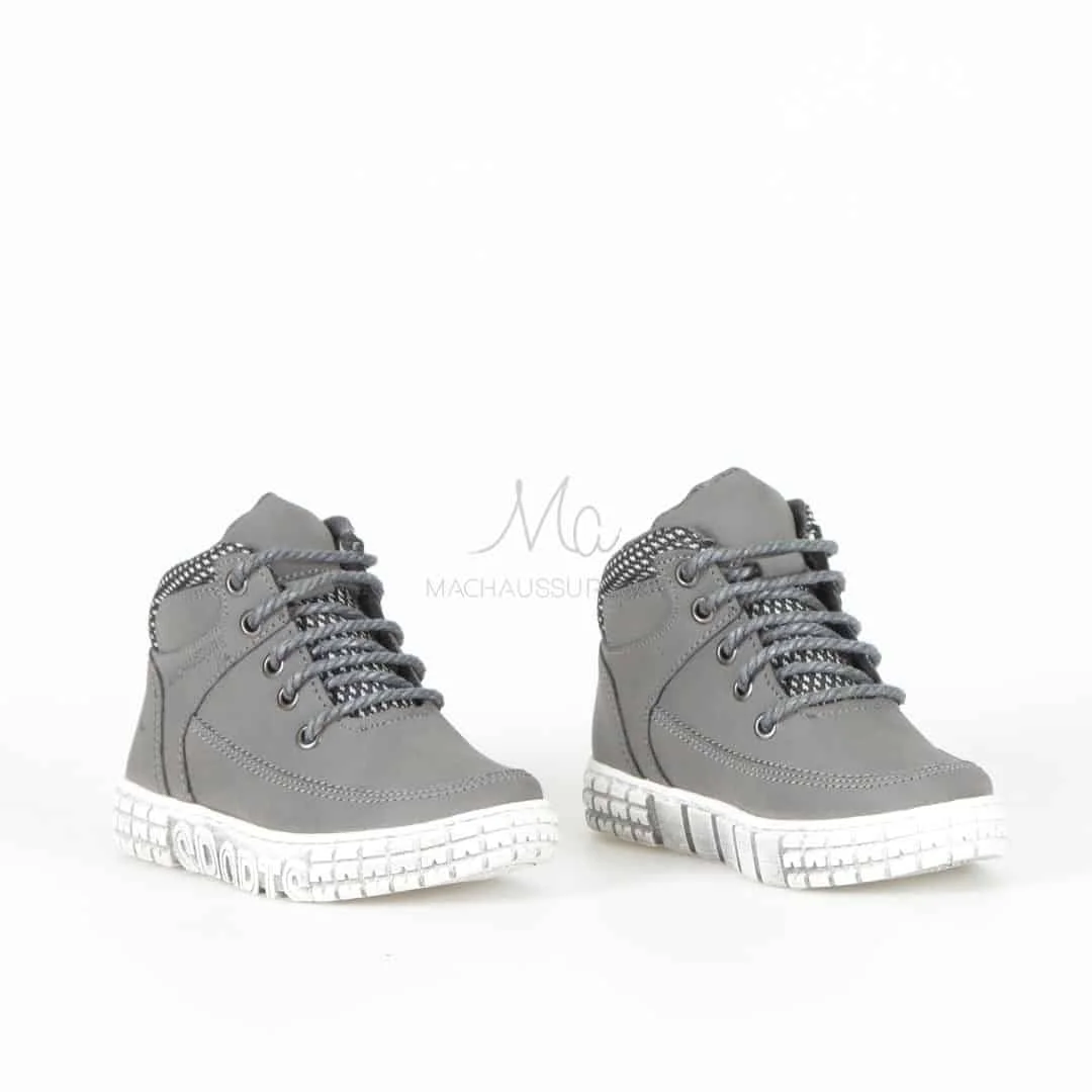 OKLAHOMA – Baskets Enfant en Gris – Image 2