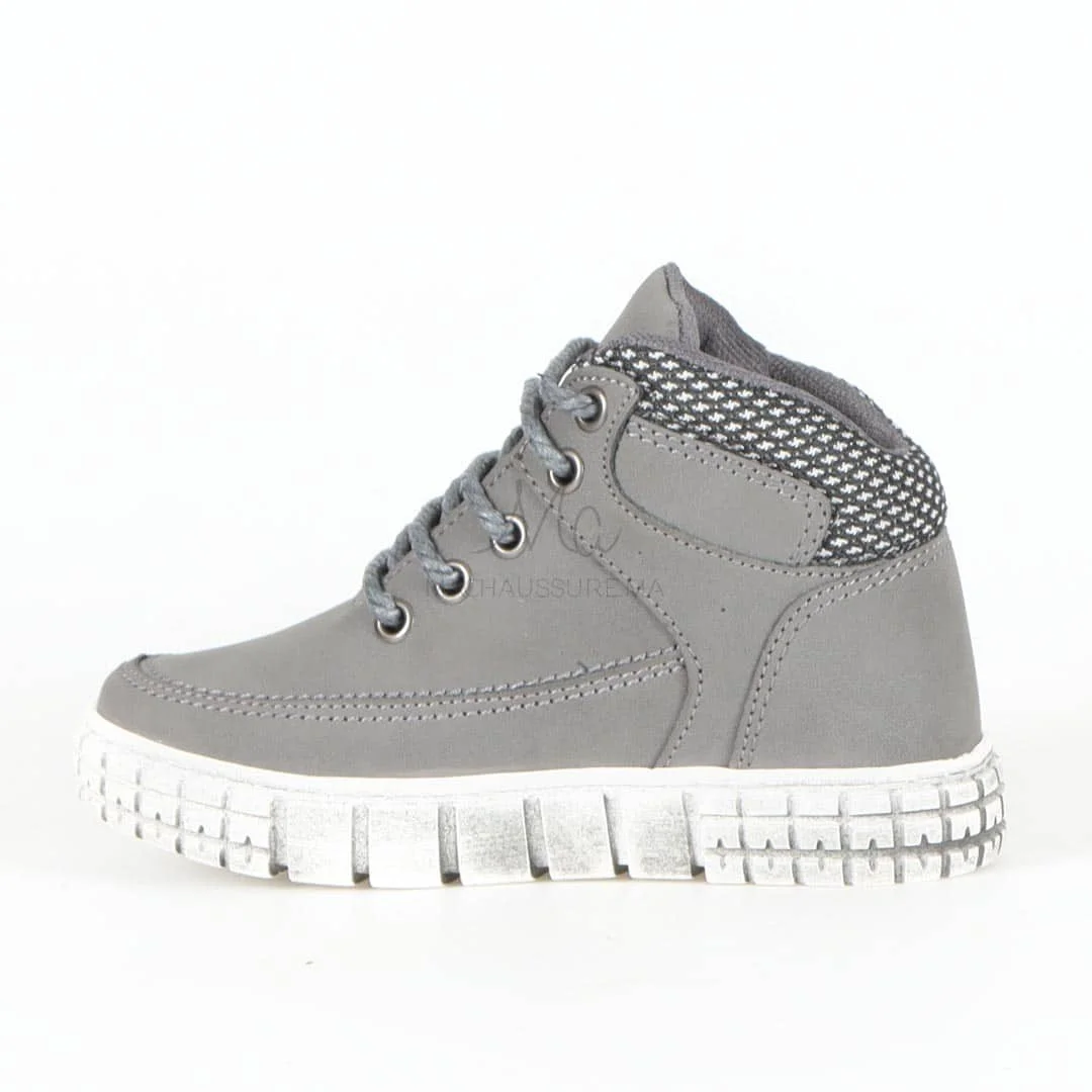 OKLAHOMA – Baskets Enfant en Gris – Image 3