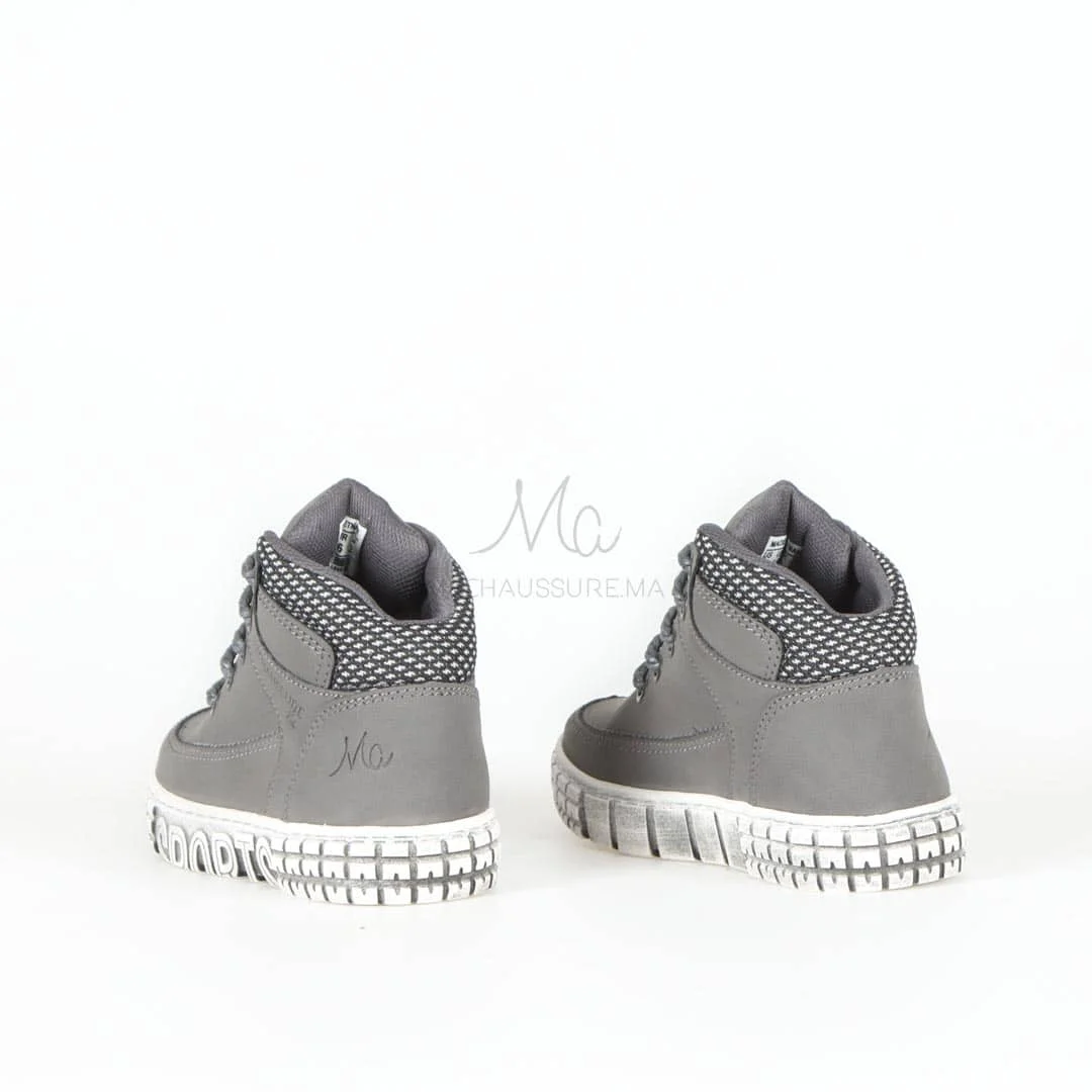OKLAHOMA – Baskets Enfant en Gris – Image 4