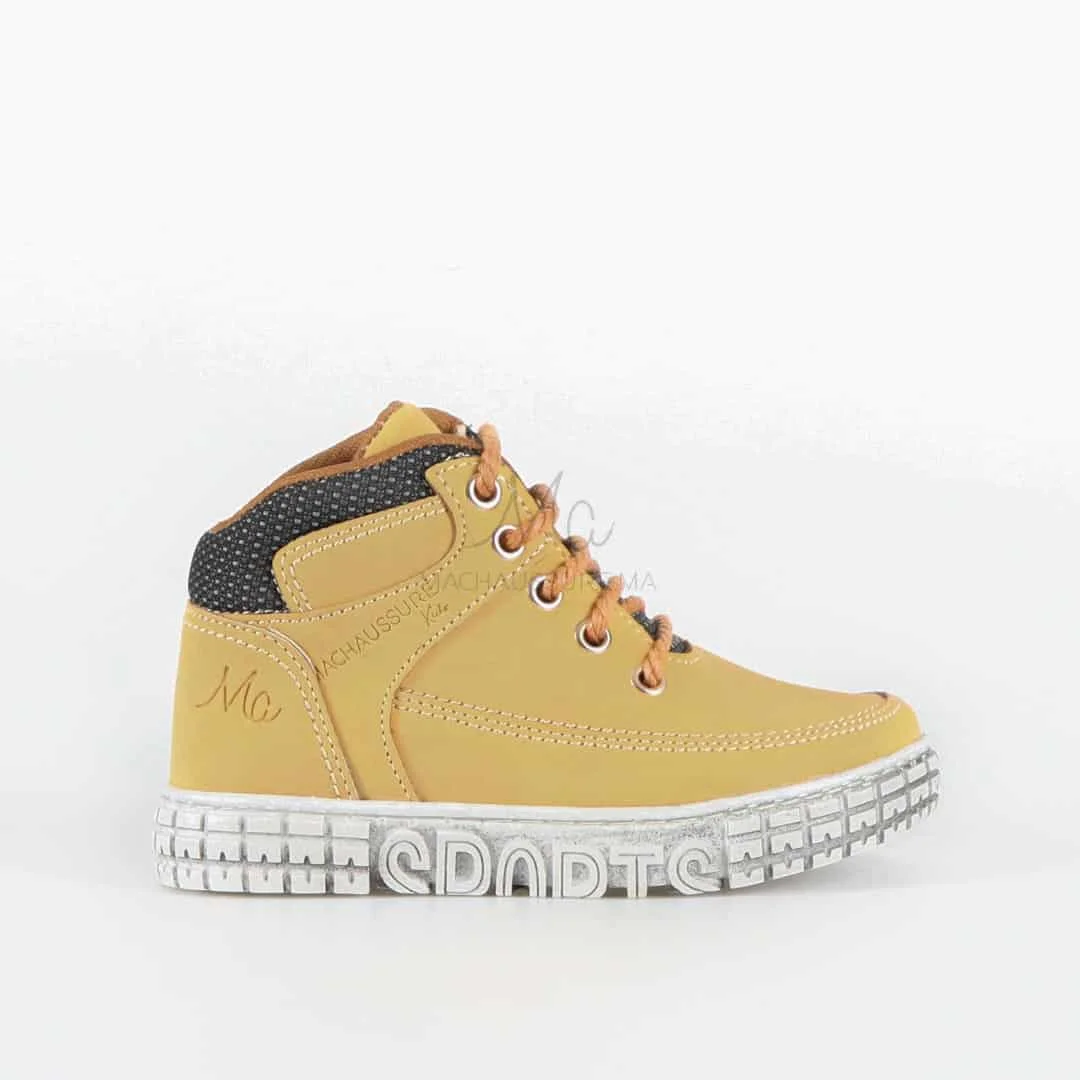 OKLAHOMA – Baskets Enfant en Moutarde – Image 2