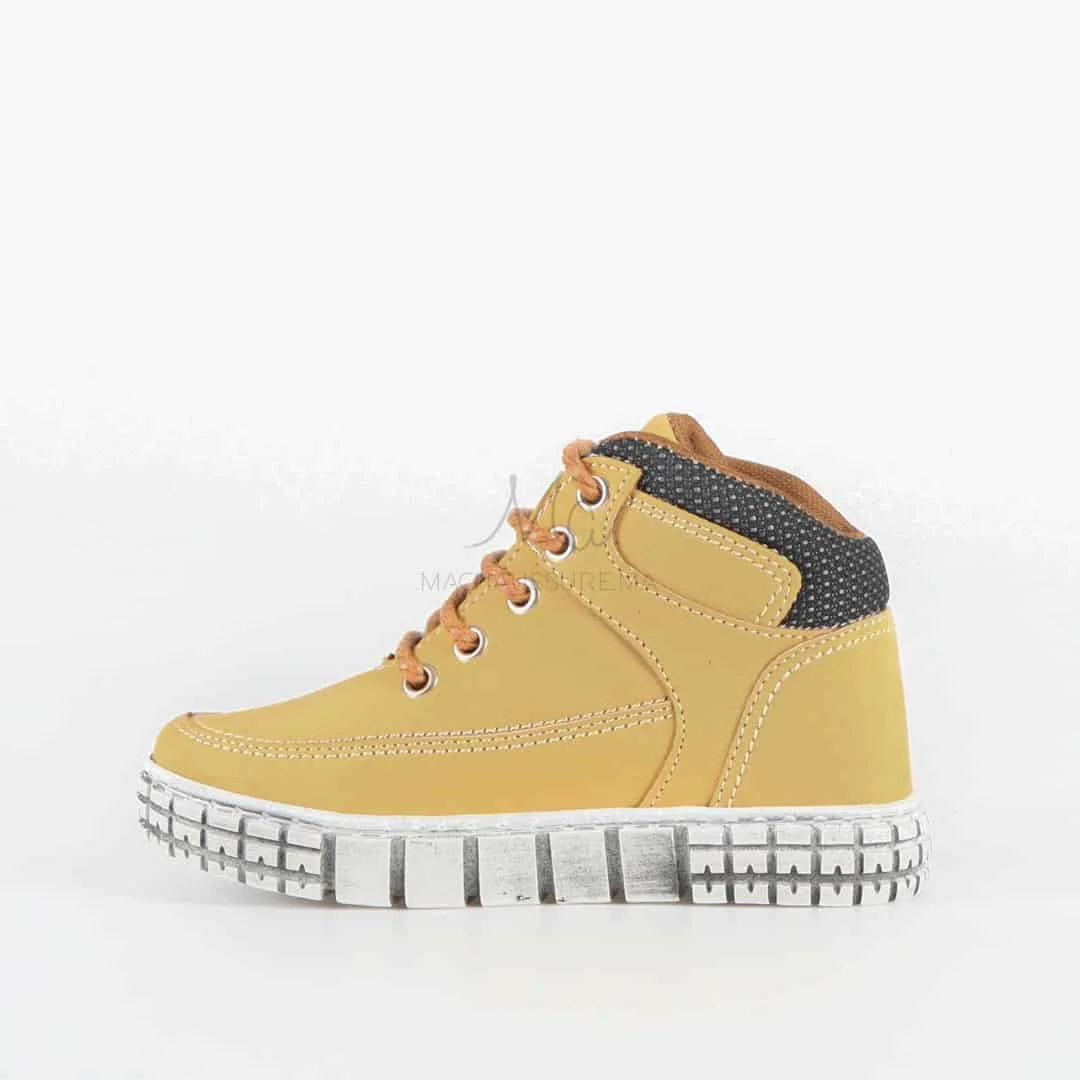 OKLAHOMA – Baskets Enfant en Moutarde – Image 3