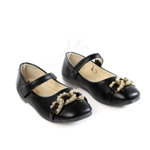 Alvize – Ballerines pour fille en Noir
