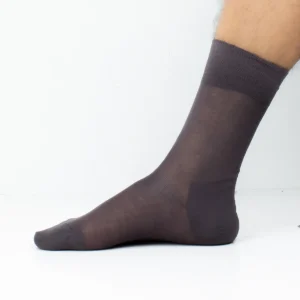 chaussette gris foncé fil d&rsquo;Écosse