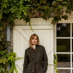 Manteau Olympe kaki