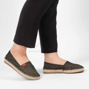 Ander – Espadrilles compensées en Noir