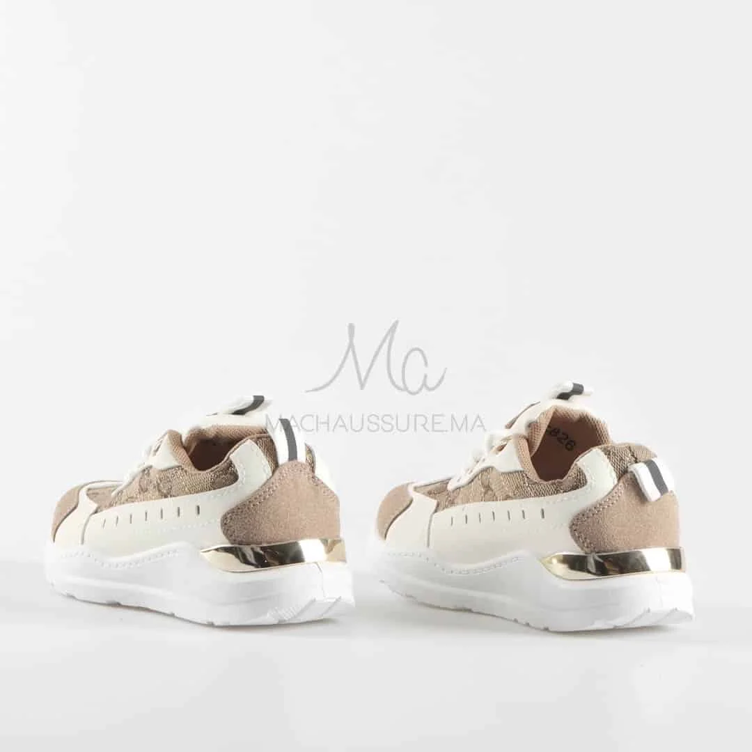 Fariza – Baskets Enfant fille en Blanc – Image 3