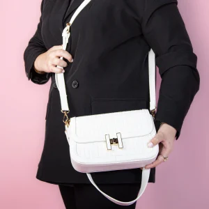Cristal  – Sac à main en Blanc