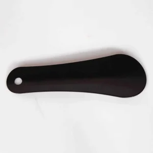 Corne de chaussure courte en acier Noir inoxydable