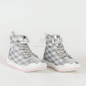 KRISTINA – Baskets Enfant en Argenté