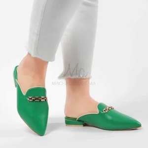 ANJA – Mules Femmes en Vert