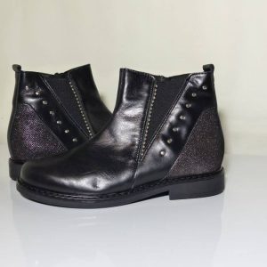 Bottines fillette BOPY coloris noir