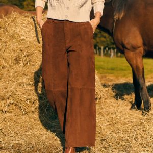 Pantalon en daim Lucas