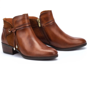 Bottines femme cuir, petit talon, marron PIKOLINOS DAROCA