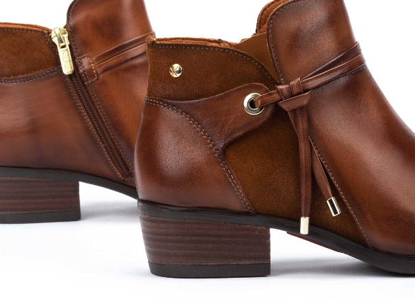 Bottines femme cuir, petit talon, marron PIKOLINOS DAROCA – Image 2