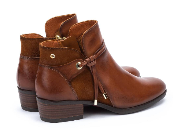 Bottines femme cuir, petit talon, marron PIKOLINOS DAROCA – Image 3