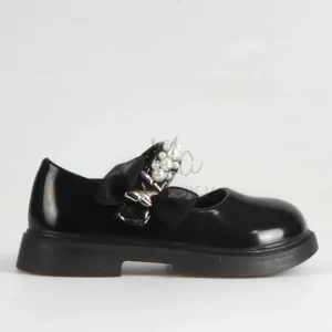 Ivar – Ballerines pour fille en Noir