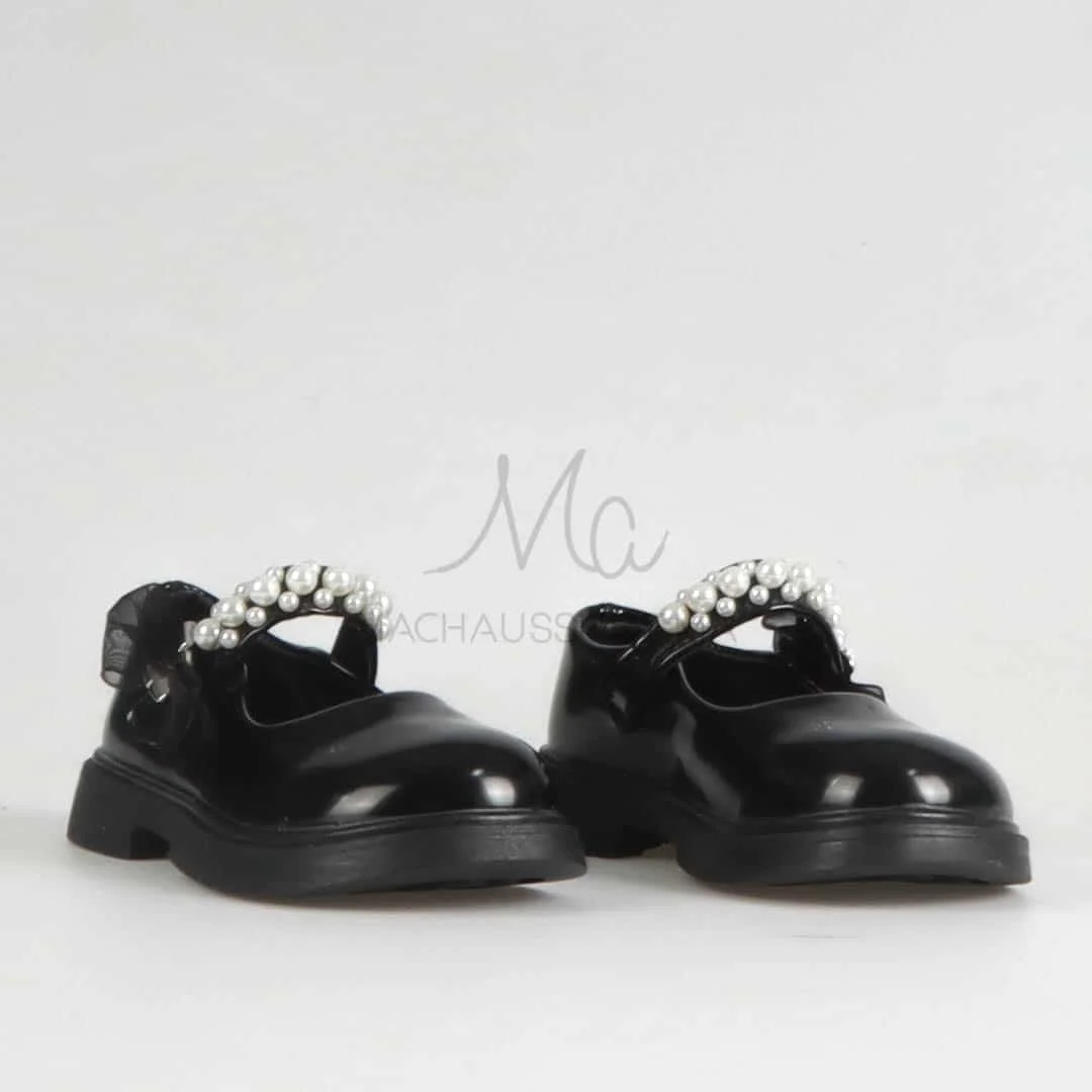 Ivar – Ballerines pour fille en Noir – Image 2