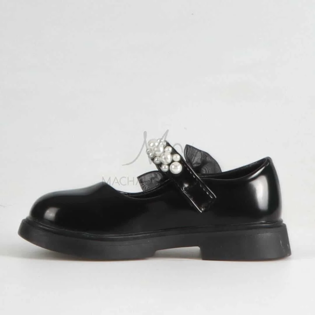 Ivar – Ballerines pour fille en Noir – Image 3