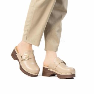 SoftWalk – Sabots Femmes en Beige