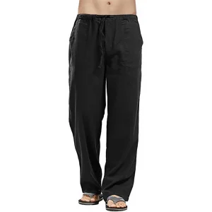 "Pure Sérénité" Pantalon Lin pour Homme
