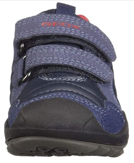 GEOX Savage baskets garçon bout et talon protégés Coloris bleu / rouge – Image 3