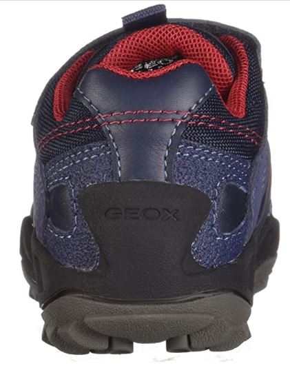 GEOX Savage baskets garçon bout et talon protégés Coloris bleu / rouge – Image 4