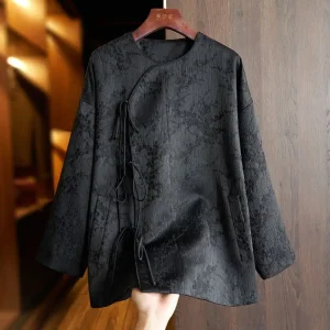 Veste chemise Jacquard Chinoise