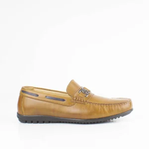 Moccasins Homme en Tabac