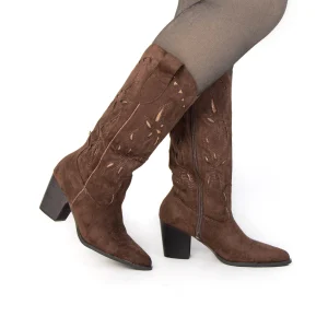Cowboy – Bottes cowboy à talon en Marron