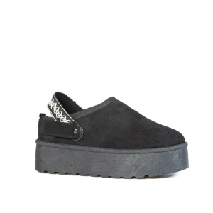 Shaggy – Chaussons à plateforme en Noir