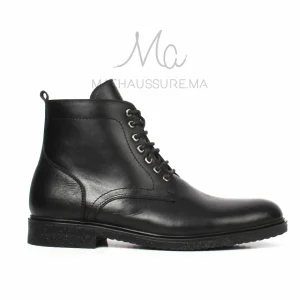 HIKER – Bottines à lacets – Noir
