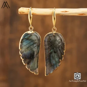 Ailes de Gaïa - Boucles d'Oreilles Esprit Minéral