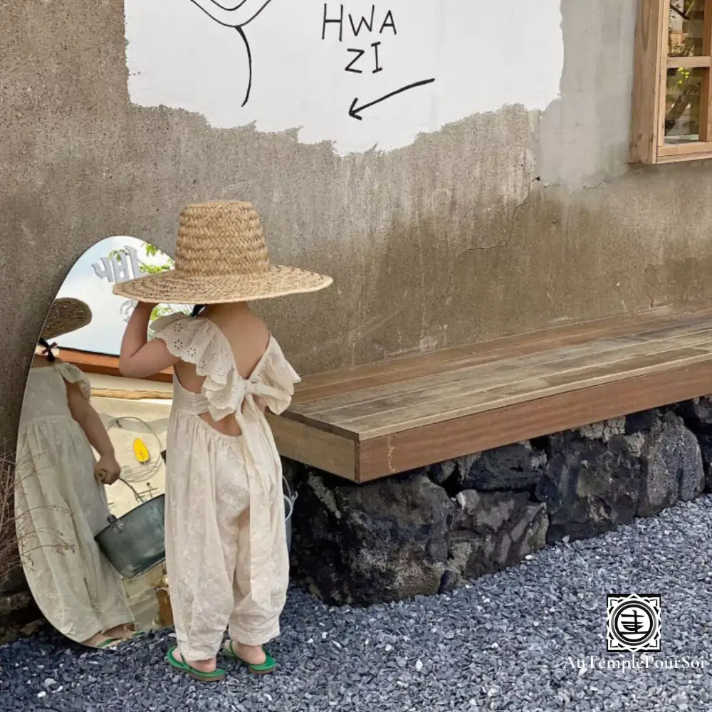 Barboteuse "Sakura": Combinaison Florale pour Filles