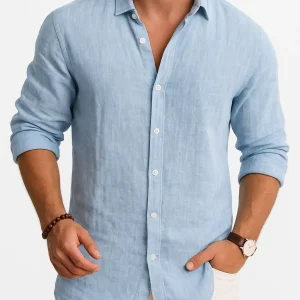 "L'Unique" Chemise Casual en Lin - Confort et Style