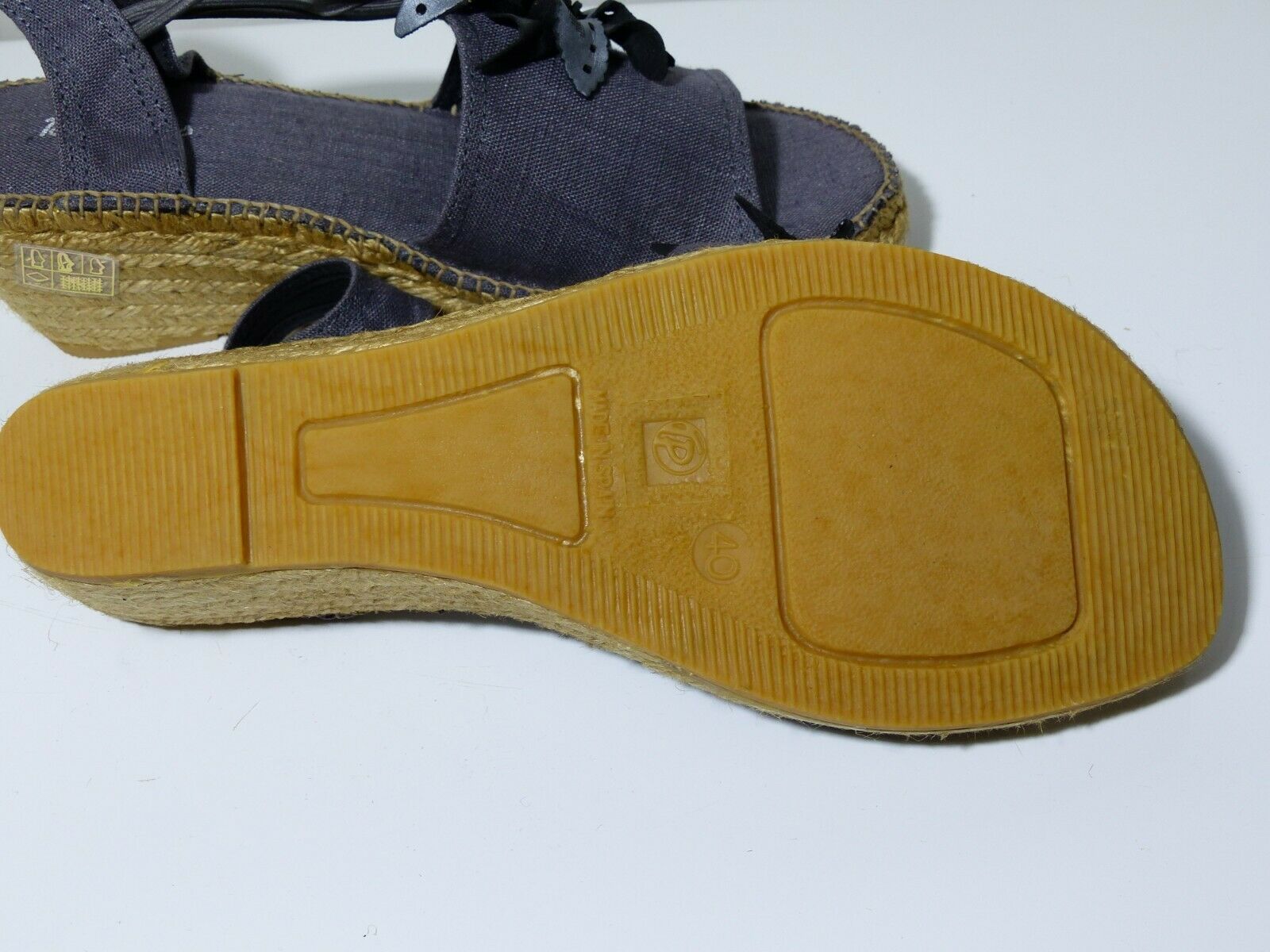 sandales femme Façon espadrilles Talon compensé TONI PONS coloris gris – Image 4