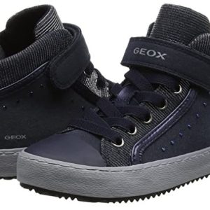 GEOX Kalispera Bottines fillette bleu élastique + velcro (existe en gris)