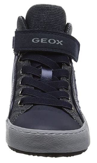 GEOX Kalispera Bottines fillette bleu élastique + velcro (existe en gris) – Image 3