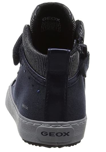 GEOX Kalispera Bottines fillette bleu élastique + velcro (existe en gris) – Image 4
