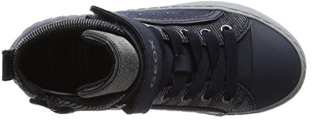 GEOX Kalispera Bottines fillette bleu élastique + velcro (existe en gris) – Image 6