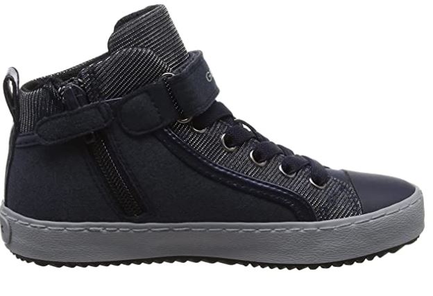 GEOX Kalispera Bottines fillette bleu élastique + velcro (existe en gris) – Image 7