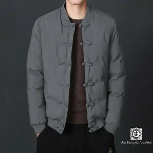 "Iso" Veste en Coton d'inspiration Chinoise