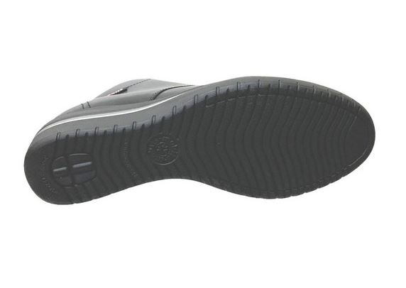 Bottines à lacets cuir noir talon compensé grande largeur MEPHISTO MOBILS Peryne – Image 3